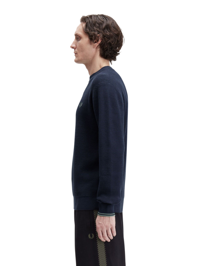 Fred Perry Pullover mit Waffel-Struktur bei Robert Ley