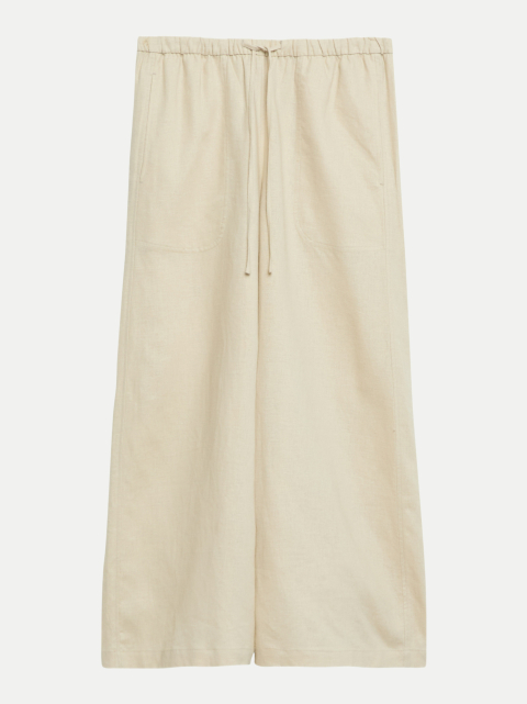 Comma Wide-Leg Hose aus Leinen-Mix bei Robert Ley