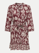Only Kleid mit Allover-Print Antonia 177922002-Cloud Dancer/CLARA FLOWER bei Robert Ley