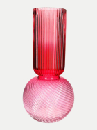 Giftcompany Jacquard Vase - H 40cm rosa/rot-rosa/rot bei Robert Ley