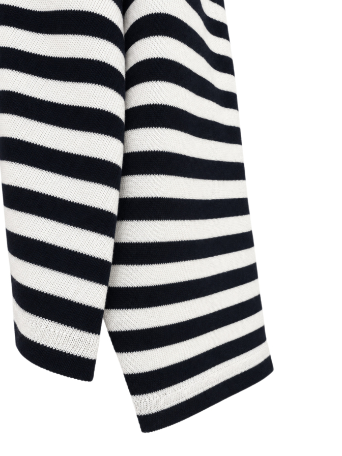 04651/ A trip in a bag Feinstrick-Langarmshirt Gestreift bei Robert Ley