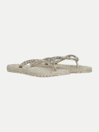 Ilse Jacobsen Flip Flops Cheerful mit Schmucksteinen 780 platin bei Robert Ley