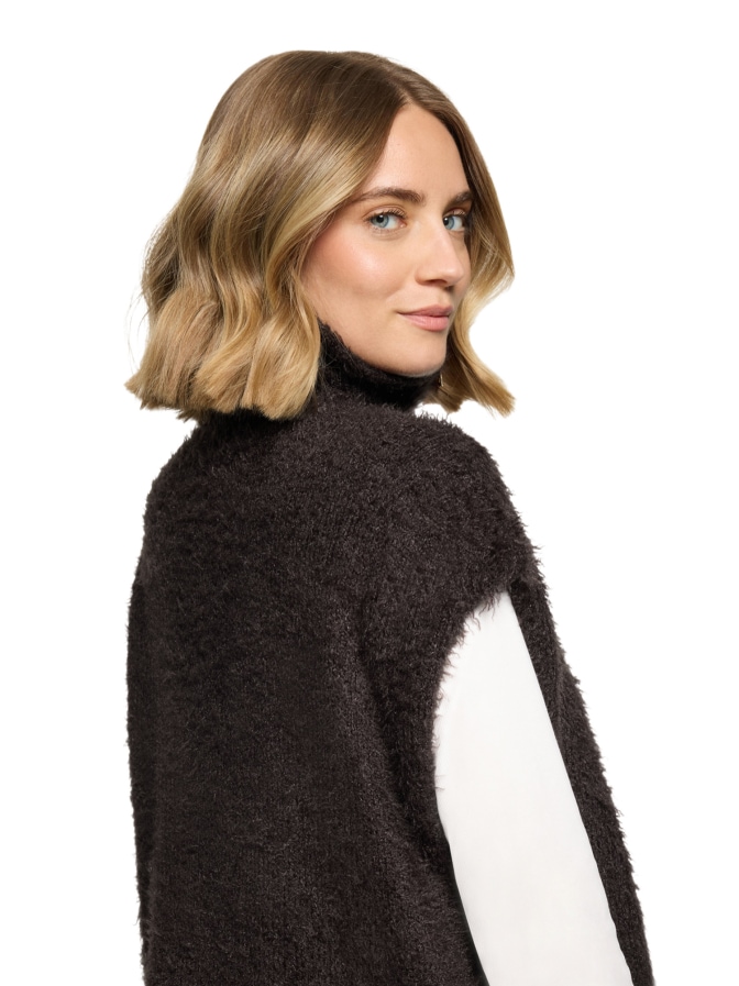 Cartoon Strickpullover mit überschnittenem Arm bei Robert Ley