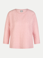 Rabe Moden Langarmshirt in Crinkle-Optik 7223-ROSE bei Robert Ley