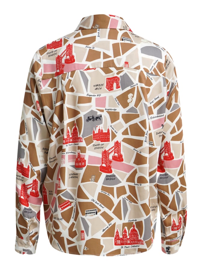 Milano Italy Hemdbluse mit Allover-Print bei Robert Ley
