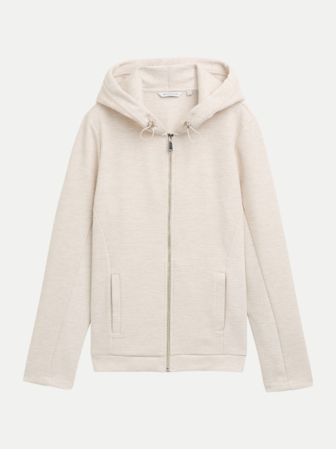 Tom Tailor Sweatjacke mit verstellbarer Kapuze bei Robert Ley