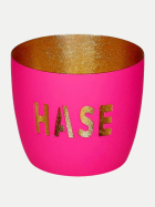 Giftcompany Madras Windlicht mit Motiv hotpink/gold Ha-hotpink/gold Hase bei Robert Ley
