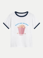 Fiorucci T-Shirt Popcorn Print Baby white bei Robert Ley
