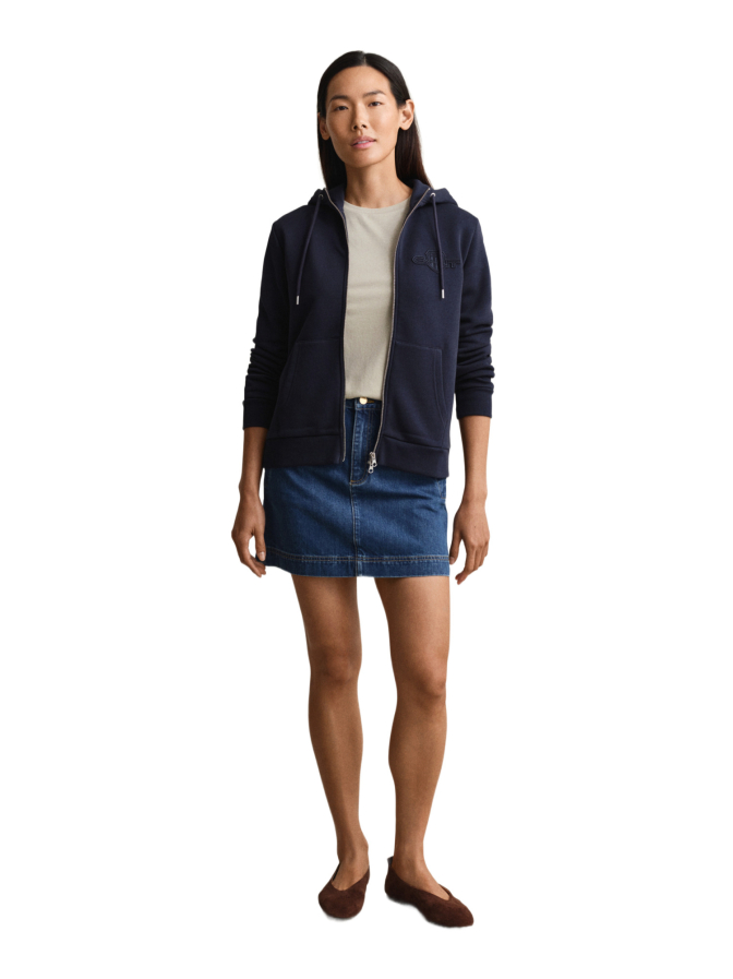 Gant Sweatshirt-Jacke mit Wappen-Logo bei Robert Ley