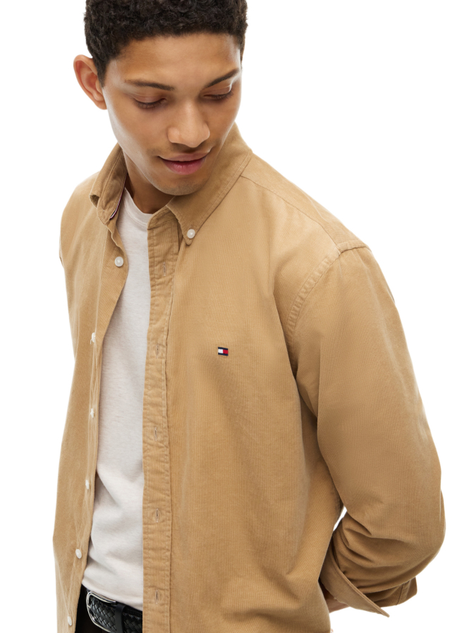 Tommy Hilfiger Cordhemd Solid bei Robert Ley