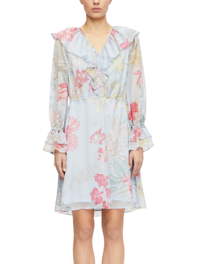 Comma Kurzkleid mit Blumenmuster bei Robert Ley
