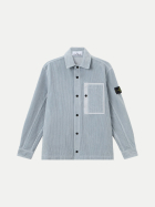Stone Island Overshirt aus Bio-Baumwollcord v0049ashgrey bei Robert Ley