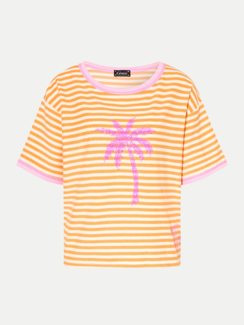 Grace Gestreiftes Frotteeshirt bei Robert Ley
