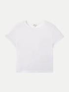 AGOLDE Adine shrunken tee white bei Robert Ley