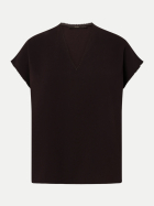 Windsor Women Crêpe-Blusen-Top 503-Dark Purple 503 bei Robert Ley