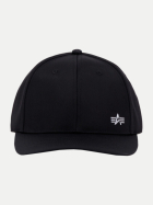 Alpha Industries Cap mit Metall-Label 530-black/metal silver bei Robert Ley