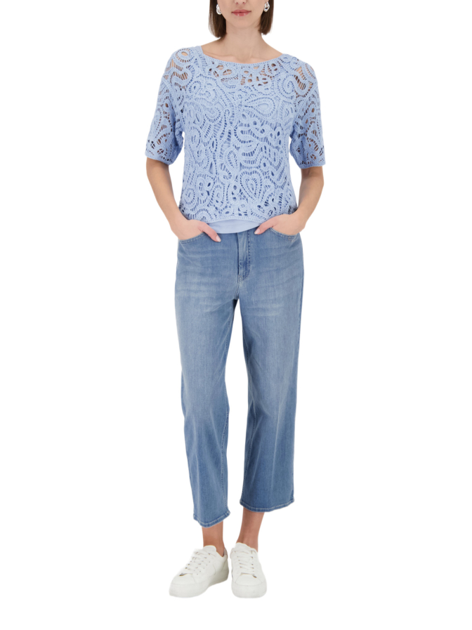 Monari Strickpullover mit Cornelly-Muster bei Robert Ley