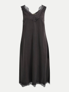 Smith & Soul Kleid mit Spitze 913-DARK CHOC bei Robert Ley