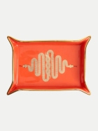 Jonathan Adler Teller Snake 17,8 x 12,9 x 2,5 cm Orange bei Robert Ley