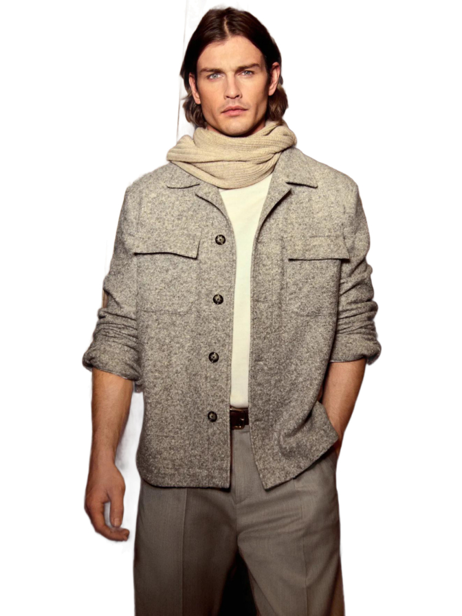 Joop! Overshirt Haydon-J aus Woll-Seide-Mix bei Robert Ley
