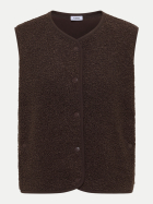 CECIL Weste in Wolloptik 17493-macchiato brown bei Robert Ley