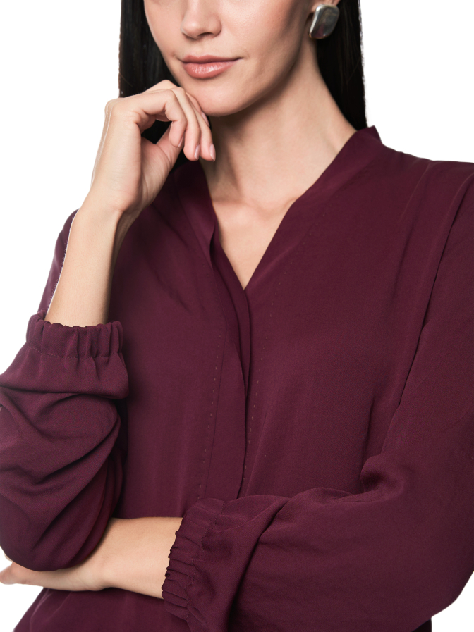 Marc Cain Bluse mit V-Ausschnitt bei Robert Ley