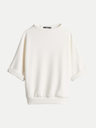 someday Sweatshirt Utaliana detail 1004-milk bei Robert Ley