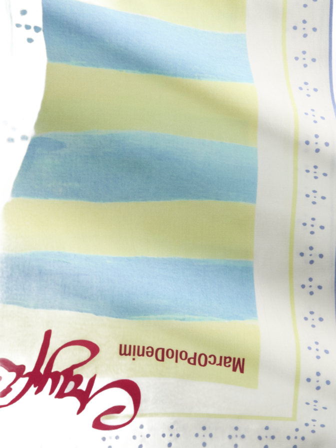 Marc O'Polo DENIM Tuch mit All-Over Print bei Robert Ley