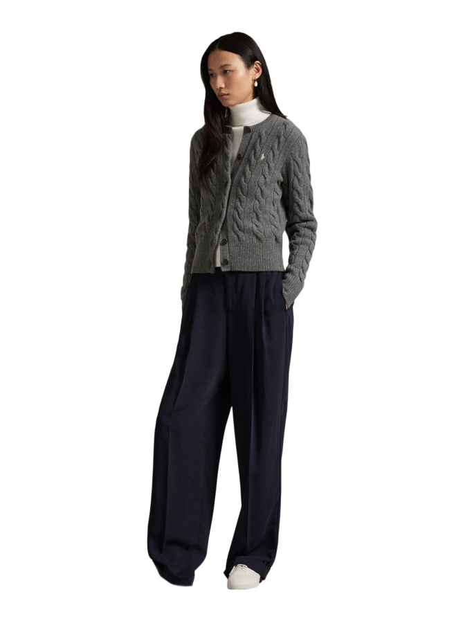 Polo Ralph Lauren Loose-Fit Cardigan mit Achterstrickmuster bei Robert Ley