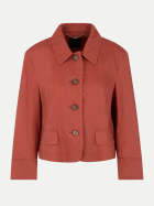 Marc Cain Jacke mit Leinen 488-etruscan red bei Robert Ley
