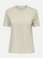 Only T-Shirt 189959002-Pumice Stone/W. WHITE MELANGE bei Robert Ley