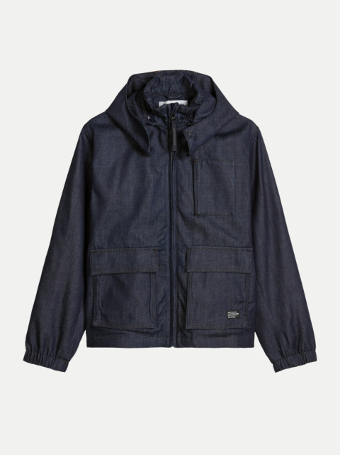 Marc O'Polo DENIM Jeansjacke mit Kapuze bei Robert Ley