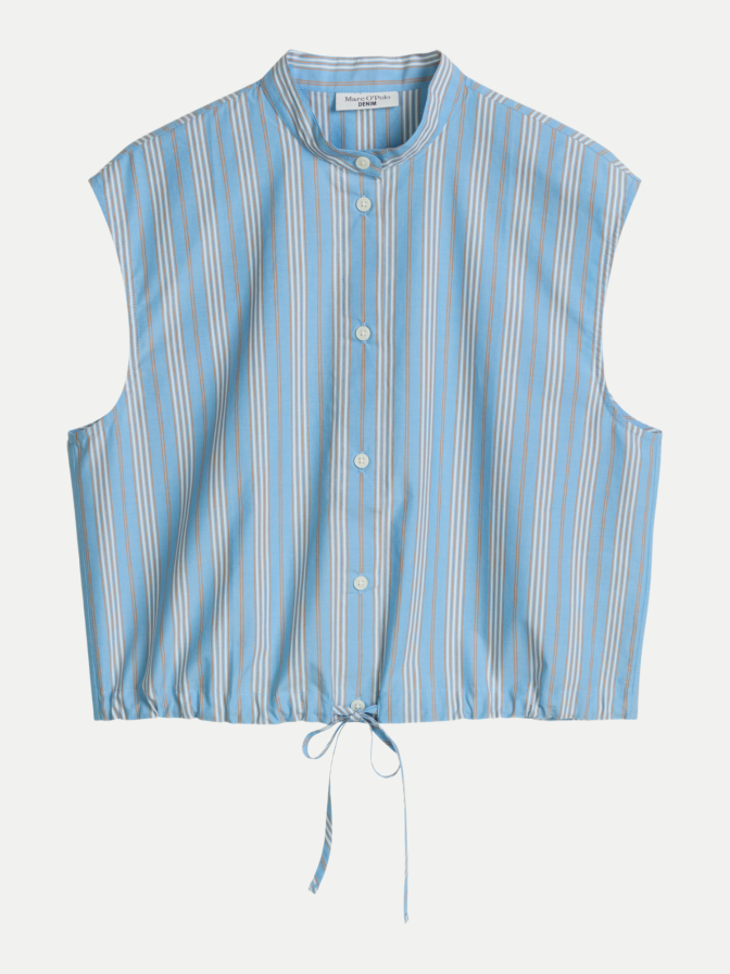 Marc O'Polo DENIM Bluse mit Stehkragen bei Robert Ley