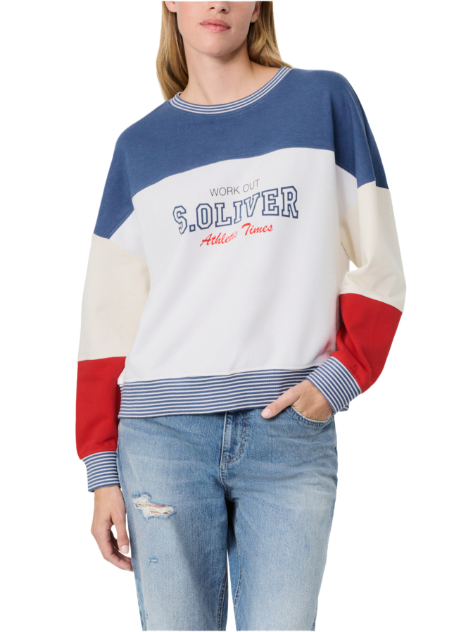 s.Oliver RED LABEL s.Oliver x Heidi Klum: Colorblock-Sweatshirt bei Robert Ley