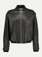 Frame Oversized Bomberjacke aus Leder blk-black bei Robert Ley
