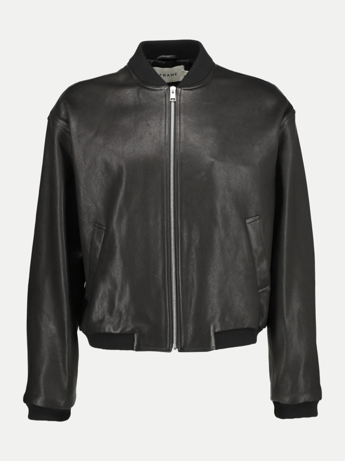 Frame Oversized Bomberjacke aus Leder bei Robert Ley