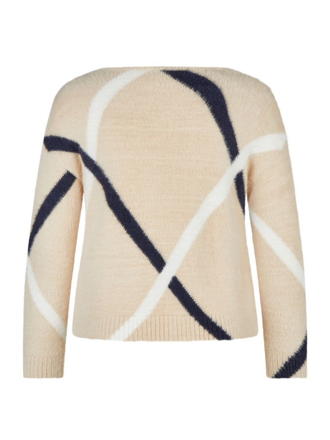 Rabe Moden Strickpullover mit Streifenmuster bei Robert Ley