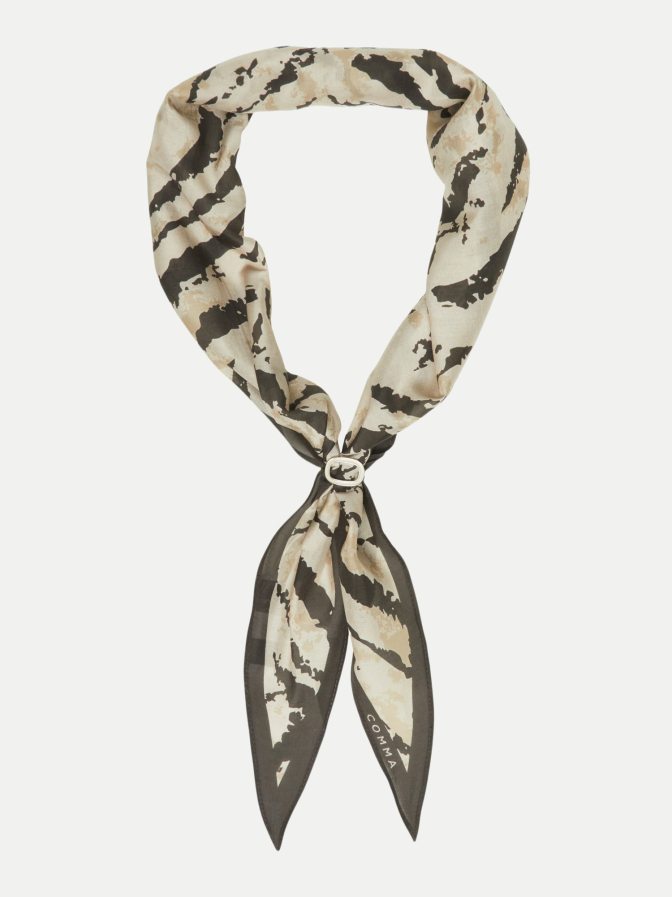 Comma Tuch mit Animal-Print bei Robert Ley
