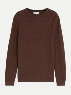 Tom Tailor Casual Basic Strickpullover 41026-mouline camel navy bei Robert Ley