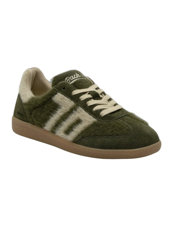 Back 70 Sneaker Mohair Forest Beige bei Robert Ley