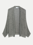 Comma Cardigan aus Ajourstrick 93X0-GREY/BLACK bei Robert Ley