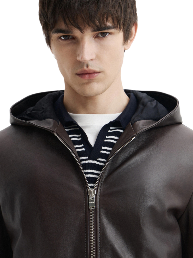 Dondup Bikerjacke aus Nappa-Leder bei Robert Ley