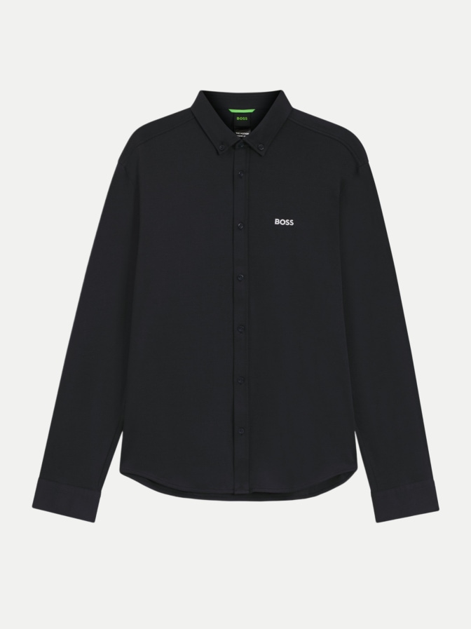 Boss Green Hemd aus Baumwolljersey bei Robert Ley