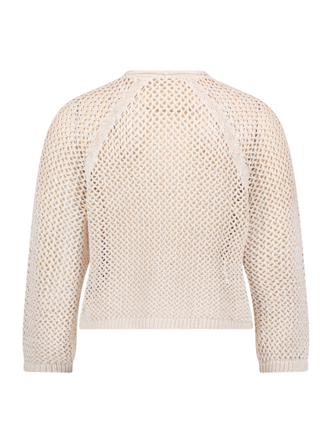 Cartoon Strickjacke mit Ajour-Muster bei Robert Ley