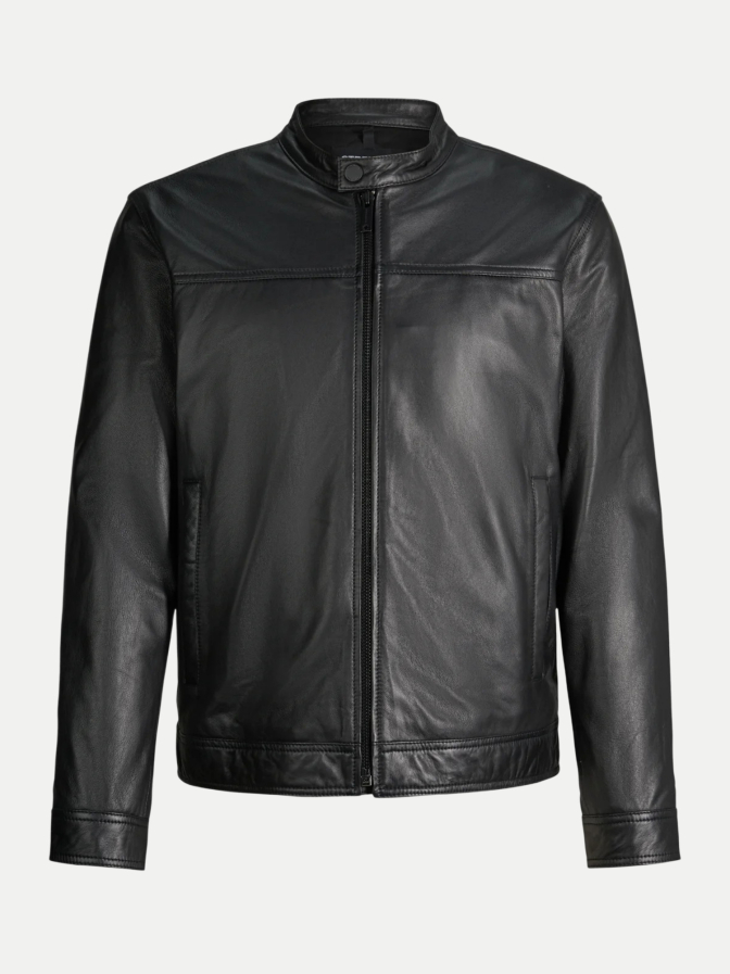 Strellson Bikerjacke Jace-W aus Lammnappa bei Robert Ley