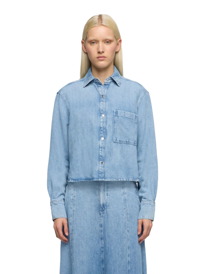 7 for all mankind Jeans-Hemd Ivy Shibt Iris bei Robert Ley