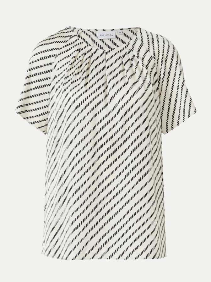 Comma Bluse mit Streifenmuster bei Robert Ley