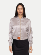 Bombers Original Jacke MA Satin taupe bei Robert Ley