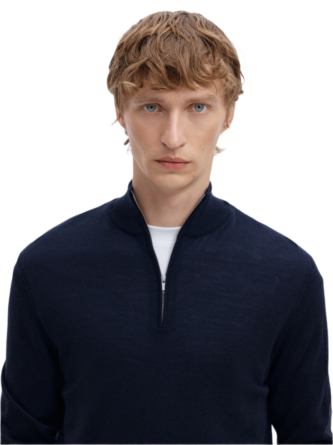 SELECTED HOMME Strickpullover mit Reißverschluss bei Robert Ley