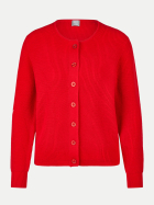 Rabe Moden Strickjacke mit Rippenstrick 7270-CHILI bei Robert Ley